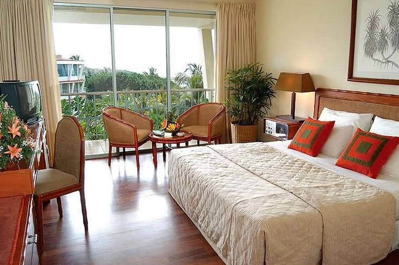 Camera da letto dell'Eden Resort & Spa in Beruwala in Sri Lanka