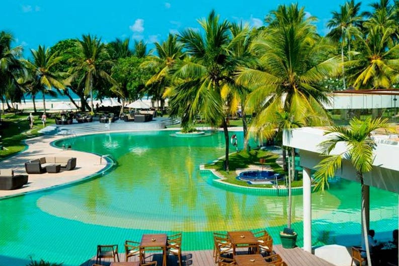 Piscina dell'Eden Resort & Spa in Beruwala in Sri Lanka