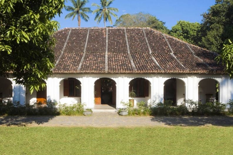 External view of the Kandy House in Sri Lanka