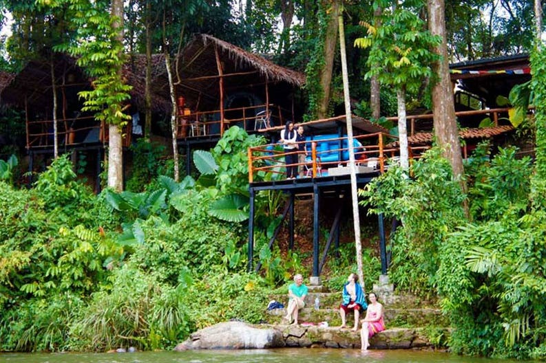 Bungalow del Borderlands River Base Camp in Sri Lanka