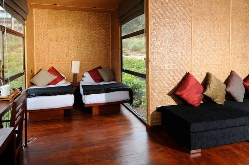 Camera da letto del Rainforesto Eco Lodge in Sri Lanka