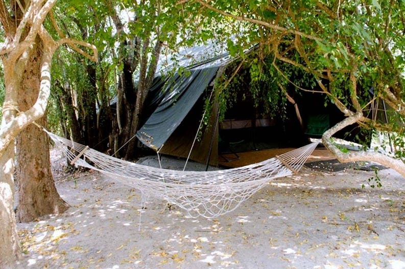 Hammok at Leopard Trails in Sri Lanka