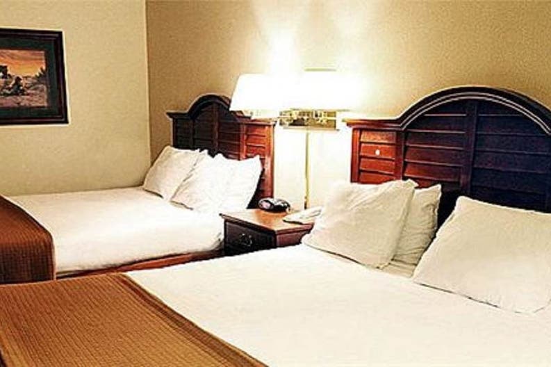 bedroom of the Best Western Ruby’s Inn in Bryce Canyon