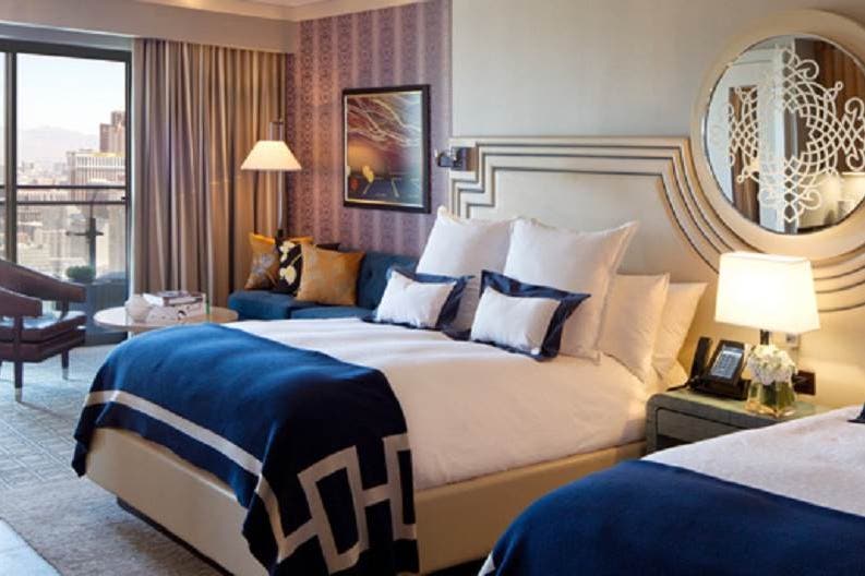 Camera da letto del Cosmopolitan Hotel a Las Vegas