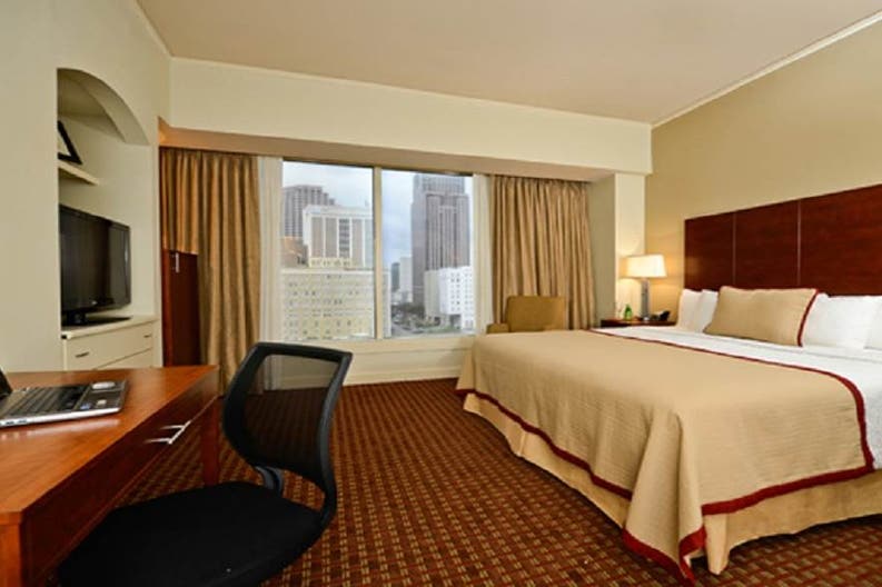 Camera da letto del The Blake Hotel a New Orleans