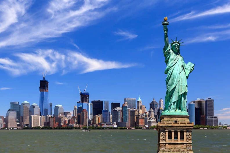 Statue della Libertà negli Statti Uniti d'America