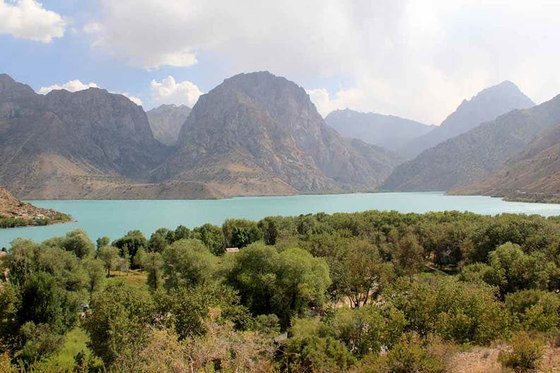 Tajikistan Iskanderkul lake