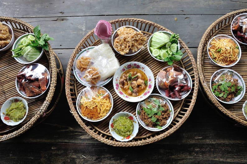 Traditional food in Thailand