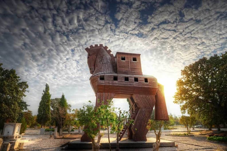 Turchia Troia cavallo di Troia