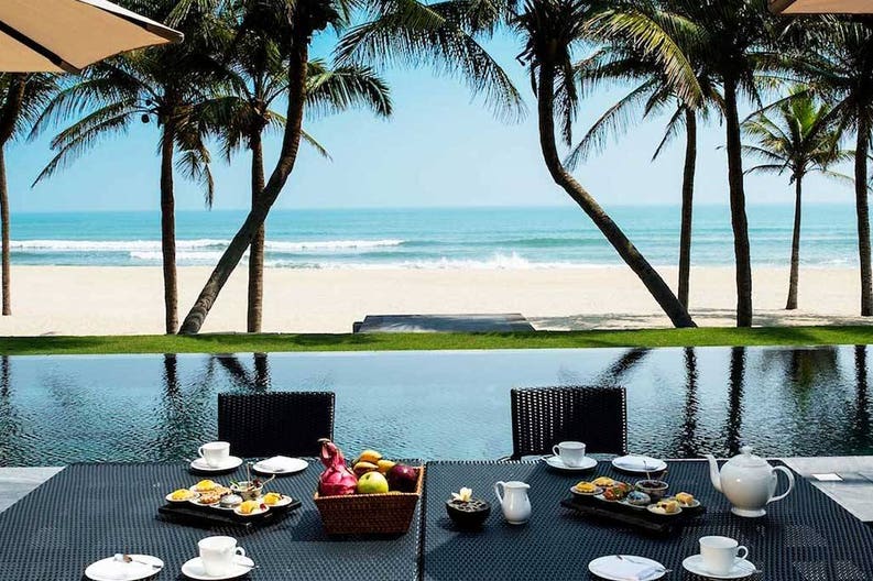 Hotel The Nam Hai in Hoi An in Vietnam