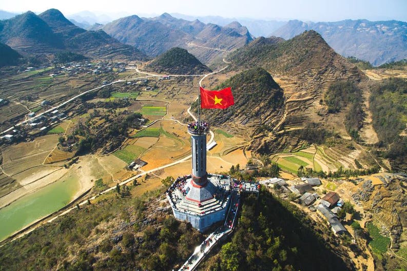Lung Cu città in Vietnam