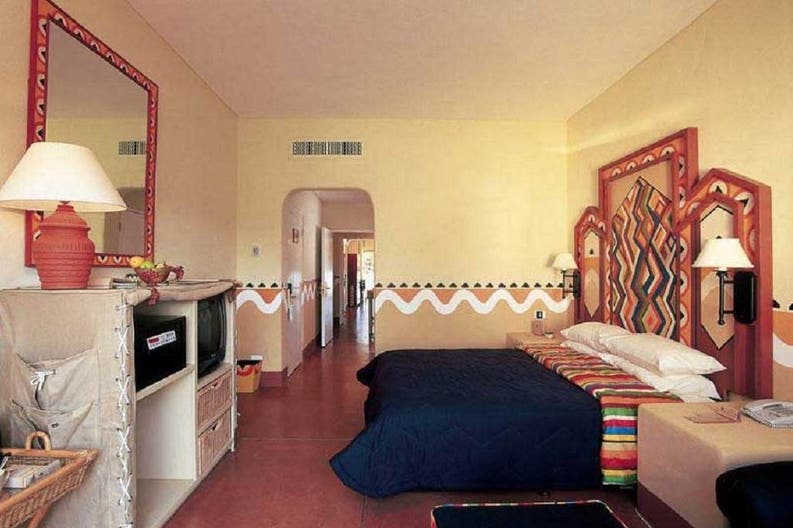 Bedroom of the  Zambezi Sun Hotel in Livingstone